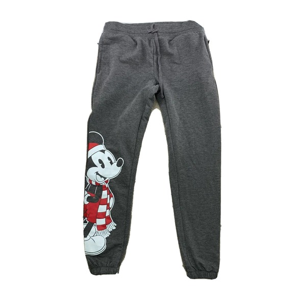 Disney Pants - Disney Women Mickey Holiday Graphic Jogger Pants Extra Small NEW Sz XS 28" A69